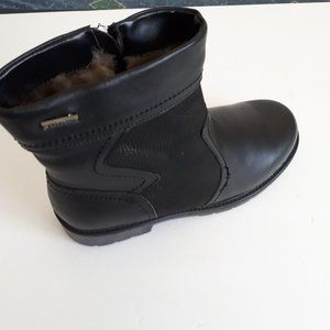 New men;s Sanrtana SALVATORE leather winter boots with side zipper